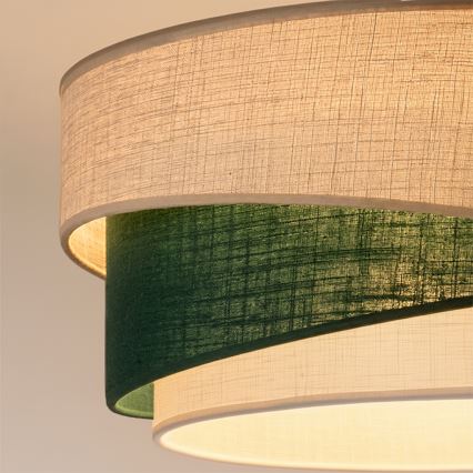Brilagi - Lustră aplicată ARROW, 1x E27/60W/230V, Ø 45 cm, bej/verde/alb