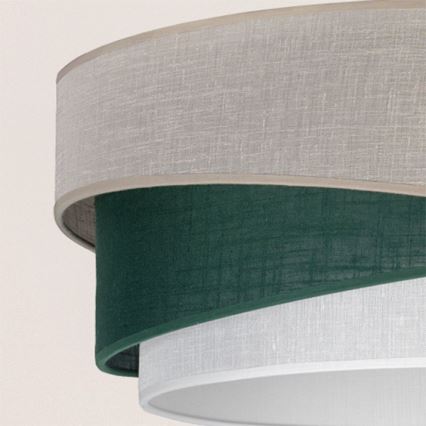 Brilagi - Lustră aplicată ARROW, 1x E27/60W/230V, Ø 45 cm, bej/verde/alb