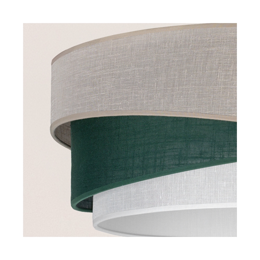 Brilagi - Lustră aplicată ARROW, 1x E27/60W/230V, Ø 45 cm, bej/verde/alb