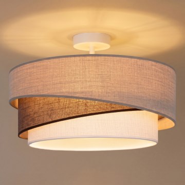 Brilagi - Lustră aplicată ARROW 1xE27/60W/230V Ø 45 cm bej/maro/alb