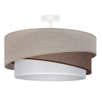 Brilagi - Lustră aplicată ARROW 1xE27/60W/230V Ø 45 cm bej/maro/alb