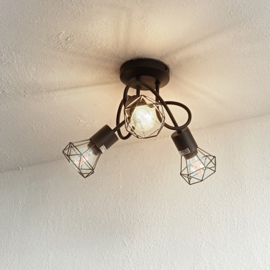 Brilagi - Lustră aplicată CAGE 3xE14/40W/230V