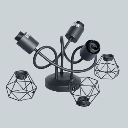 Brilagi - Lustră aplicată CAGE 3xE14/40W/230V