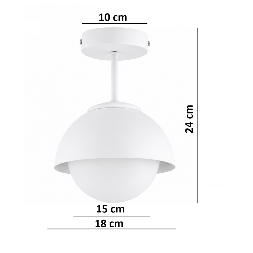 BRILAGI - Lustră aplicată COSMO 1xE27/60W/230V albă/aurie