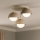 Brilagi - Lustră aplicată, COSMO 3x E27, 60W, 230V, bej/auriu