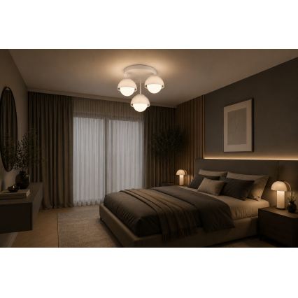 BRILAGI - Lustră aplicată COSMO 3xE27/60W/230V alb/auriu