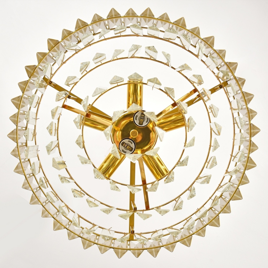 Brilagi - Lustră aplicată CRISTAL 5xE14/40W/230V Ø 43 cm