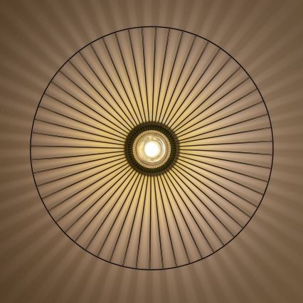 Brilagi - Lustră aplicată cu LED CERIA WIRE 1xE27/40W/230V, diametru 60 cm, neagră