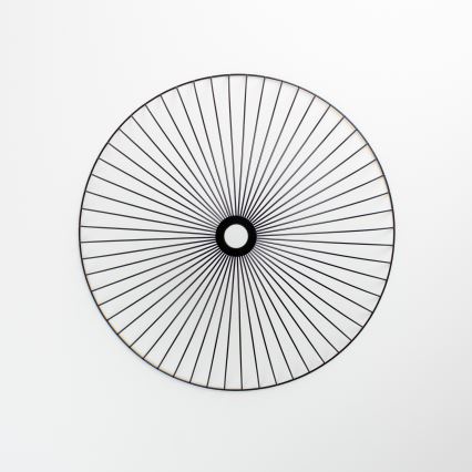 Brilagi - Lustră aplicată cu LED CERIA WIRE 1xE27/40W/230V, diametru 60 cm, neagră