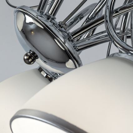 Brilagi - Lustră aplicată FRED 5xE27/60W/230V Ø 59 cm crom lucios