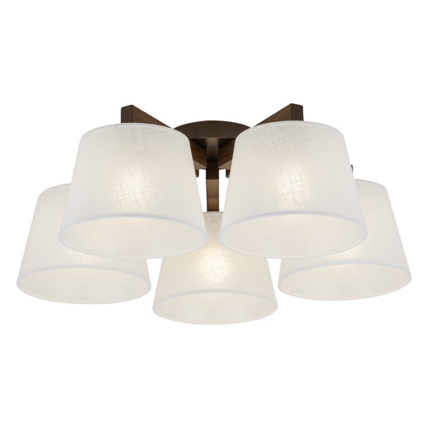 Brilagi - Lustră aplicată LATTE 5xE27/15W/230V pin/alb