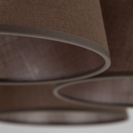 Brilagi - Lustră aplicată LATTE 5xE27/15W/230V pin/maro