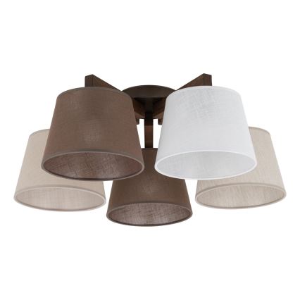 Brilagi - Lustră aplicată LATTE 5xE27/15W/230V pin/mix