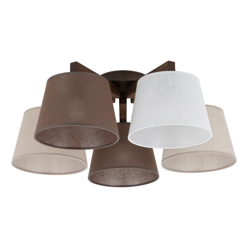 Brilagi - Lustră aplicată LATTE 5xE27/15W/230V pin/mix