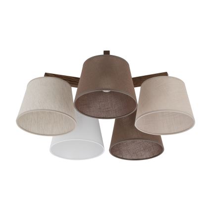 Brilagi - Lustră aplicată LATTE 5xE27/15W/230V pin/mix