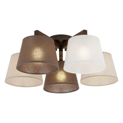 Brilagi - Lustră aplicată LATTE 5xE27/15W/230V pin/mix