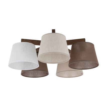 Brilagi - Lustră aplicată LATTE 5xE27/15W/230V pin/mix