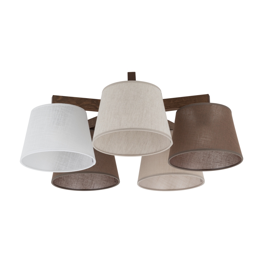 Brilagi - Lustră aplicată LATTE 5xE27/15W/230V pin/mix