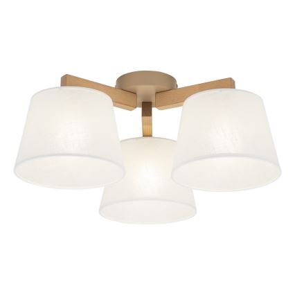 Brilagi - Lustra aplicată LATTE SABIA 3xE27/15W/230V pin/alb