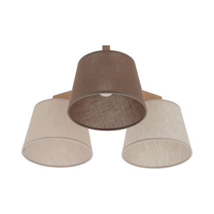 Brilagi - Lustră aplicată LATTE SABIA 3xE27/15W/230V pin/mix