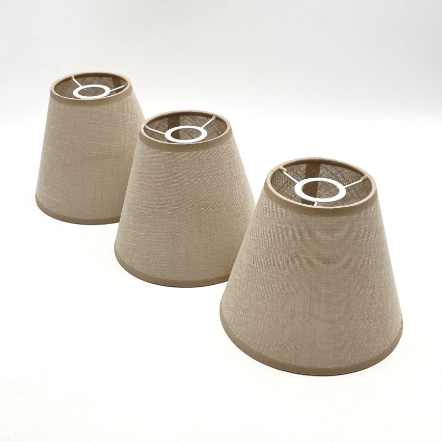 Brilagi - Plafonieră LED ANTHONY, 3xE14/40W/230V, stejar/nuc/bej