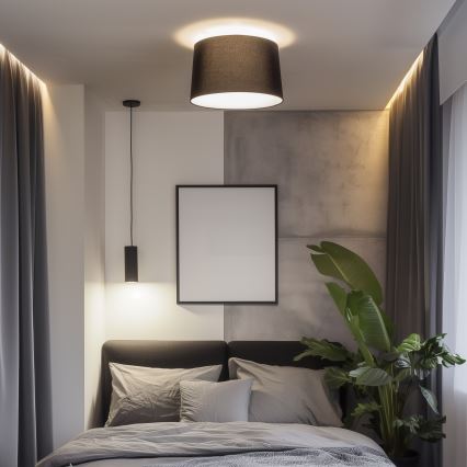 Brilagi - Lustră aplicată LED CERIA, 1x E27/40W/230V, Ø 45 cm, negru