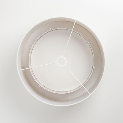 Brilagi - Lustra aplicată LED CERIA 1xE27/40W/230V, diam. 50 cm, alb/bej