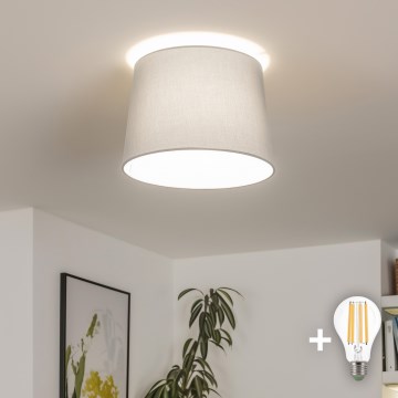 Brilagi - Lustră aplicată LED CERIA 1xE27/40W/230V Ø 30 cm, gri
