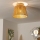 Brilagi - Lustră aplicată LED CERIA BOHO, 1xE27/40W/230V, Ø 28 cm, maro/stejar