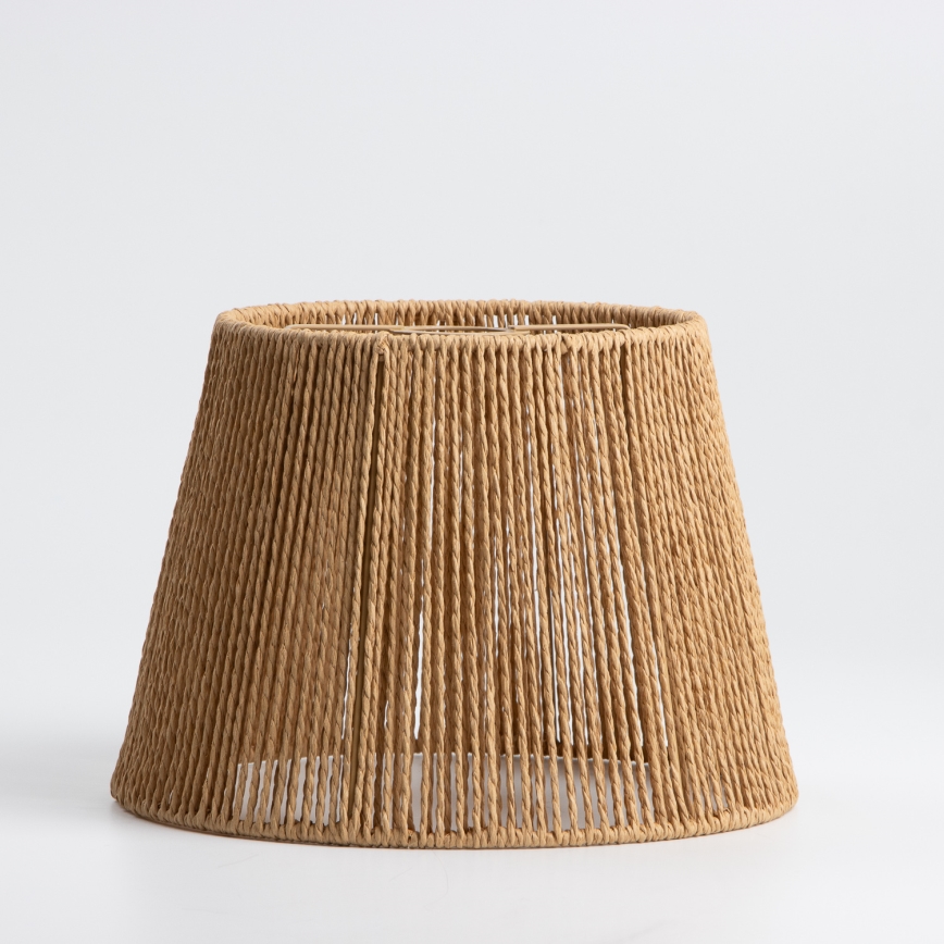 Brilagi - Lustră aplicată LED CERIA BOHO, 1xE27/40W/230V, Ø 28 cm, maro/stejar