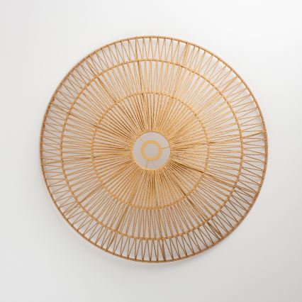 Brilagi - Lustră aplicată LED CERIA BOHO 1xE27/40W/230V Ø 70 cm maro