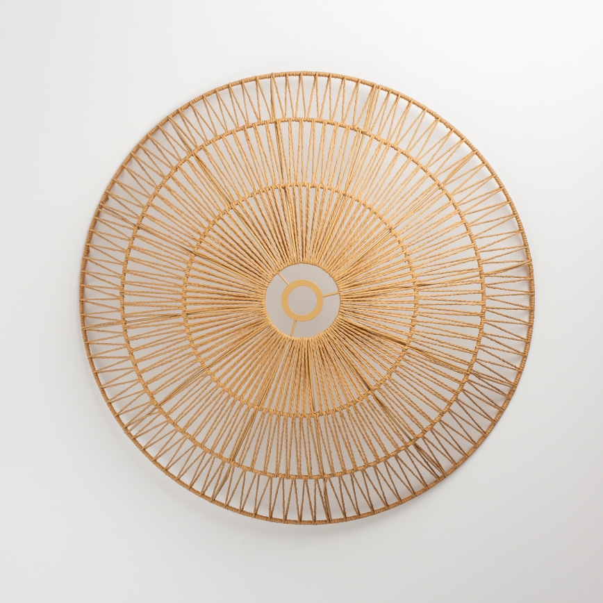 Brilagi - Lustră aplicată LED CERIA BOHO 1xE27/40W/230V Ø 70 cm maro