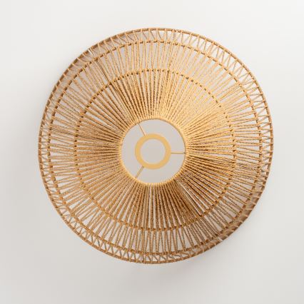 Brilagi - Lustră aplicată LED CERIA BOHO 1xE27/40W/230V Ø 70 cm maro/stejar