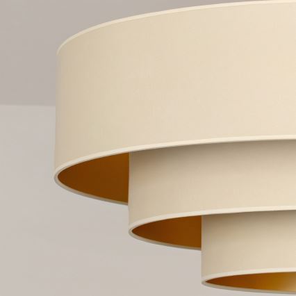 Brilagi - Lustră aplicată LUNETA 1xE27/60W/230V Ø 40 cm crem/auriu