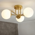 Brilagi - Lustră aplicată MALIVA 3xE14/15W/230V auriu/alb