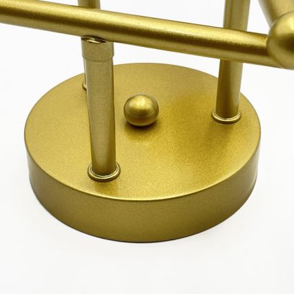 Brilagi - Lustră aplicată MALIVA 3xE14/15W/230V auriu/alb