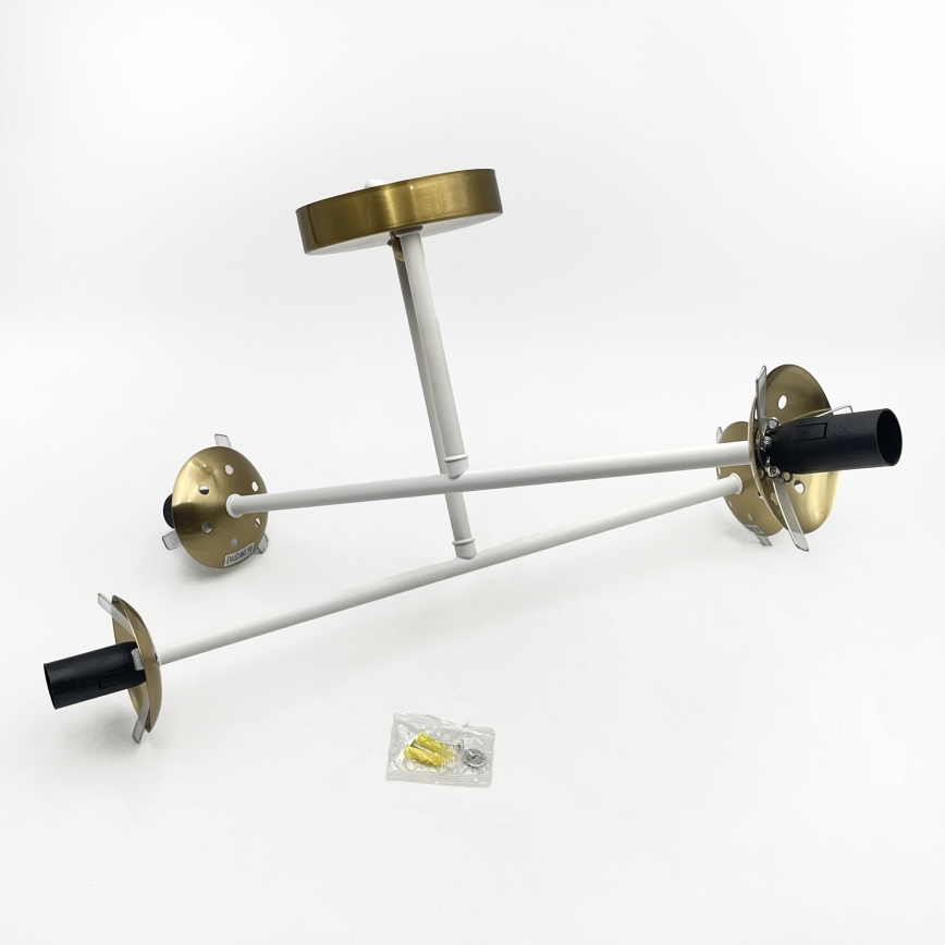 Brilagi - Lustră aplicată MALIVA, 4xE14/15W/230V, auriu/alb