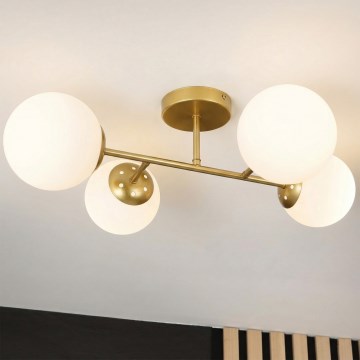 Brilagi - Lustră aplicată MALONY 4xE14/20W/230V aurie