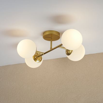 Brilagi - Lustră aplicată MALONY 4xE14/20W/230V aurie