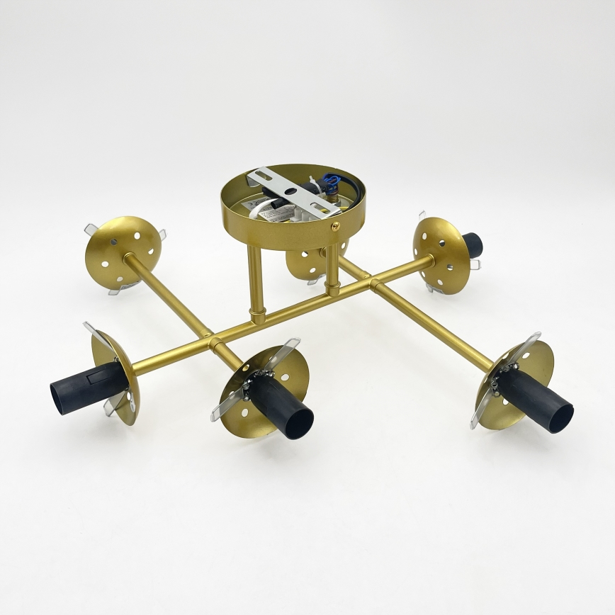 Brilagi - Lustră aplicată MALONY, 6xE14/20W/230V, aurie