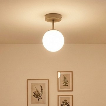 Brilagi - Lustră aplicată MILO ECRU 1xE27/60W/230V bej/auriu