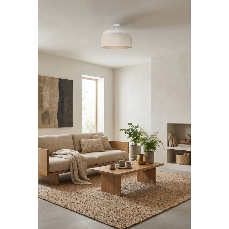 Brilagi - Lustră aplicată PADOVA, 1 x E27, 60 W, 230 V, Ø 40 cm, crem