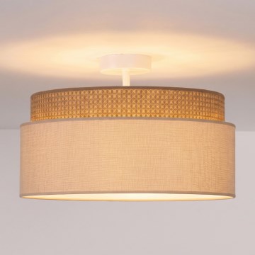 Brilagi - Lustră aplicată PADOVA 1xE27/60W/230V Ø 40 cm bej
