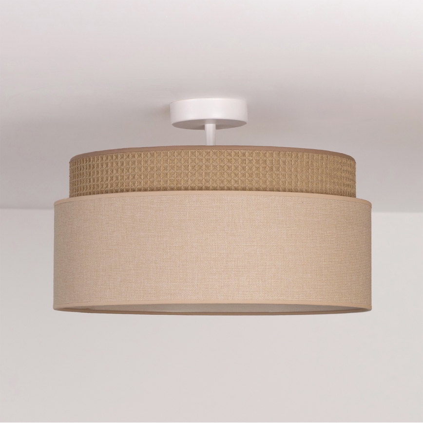Brilagi - Lustră aplicată PADOVA 1xE27/60W/230V Ø 40 cm bej