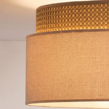 Brilagi - Lustră aplicată PADOVA 1xE27/60W/230V Ø 40 cm bej