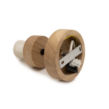 Brilagi - Lustră aplicată PARTY 1xE27/60W/230V, stejar