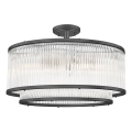 Brilagi - Lustră aplicată RAMOS 6xE14/60W/230V neagră