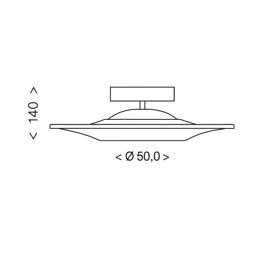 Brilagi - Lustră aplicată VERANO LED, 15 W, 230 V