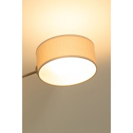 Brilagi - Lustră aplicată VIRGO 4xE14/40W/230V crem/auriu