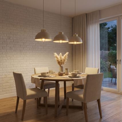Brilagi - Lustră cu cablu MOON 3xE27/60W/230V bej/auriu